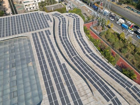 وزن سبک پانل خورشیدی ماژول های خورشیدی BIPV سلول الکتریکی ماژول های Topcon Hjt 580W مواد خورشیدی انعطاف پذیر نیمه نرم