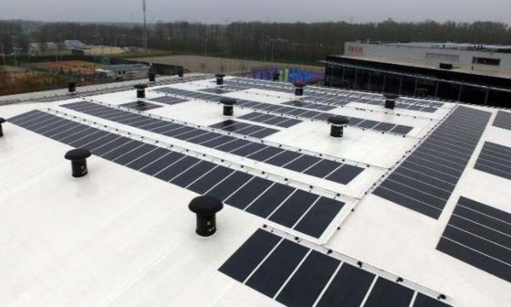 BIPV پانل های PV انعطاف پذیر 200W 480W 580W ماژول PV ساختمان خورشیدی وزن ناخالص 9.100kg