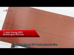 120W BIPV سقف خورشیدی شلنگ سنگ پوشانده ساختمان یکپارچه سقف فلزی خورشیدی