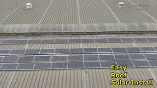 نحوه نصب پنل خورشیدی انعطاف پذیر در عرض 12 ثانیه